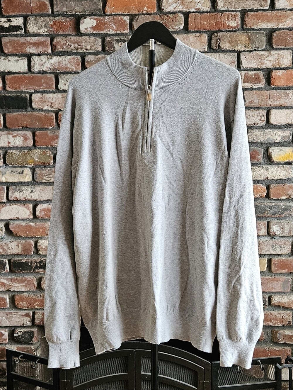 Peter Millar Crown SoftCotton-Silk-Cashmere Quarter Zip Sweater MS21S01